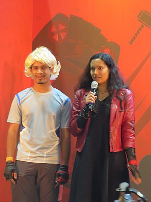 Cosplayers as Pietro and Wanda Maximoff from Avengers: Age of Ultron. Image: Agastya.