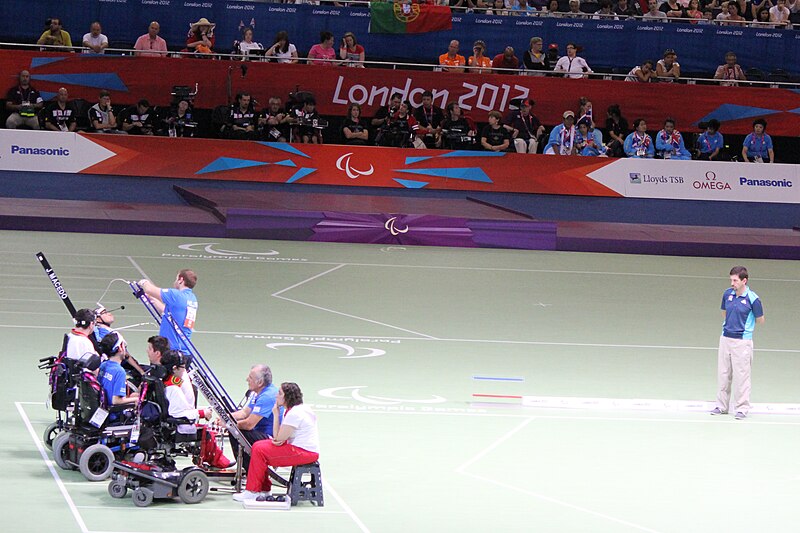 File:Crop Boccia players line up shots 2944.JPG