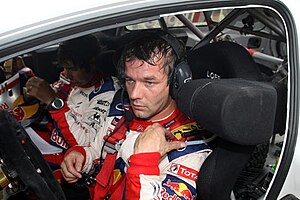 Sebastien Loeb mimo wypadkowi znalazł się na siódmej pozycji foto: rajdpolski.pl Marek Wicher