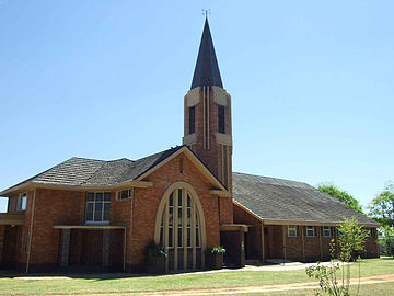 Die Gereformeerde kerk Delmas, ingewy in 1944.