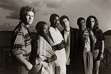 Savuka in 1993, including Johnny Clegg