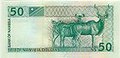 50 Namibiese dollar (agterkant)