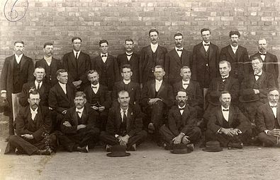 Ds. Krüger en die kerkraad, 1917.
