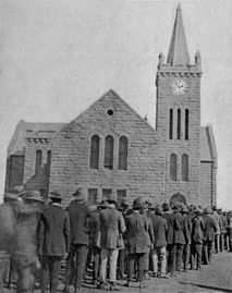 Die inwyding van die NG kerk op Rosendal, 28 April 1916.