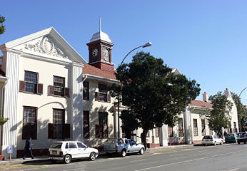 Die poskantoor op Graaff-Reinet, opgerig volgens Freeman se plan omstreeks 1871.