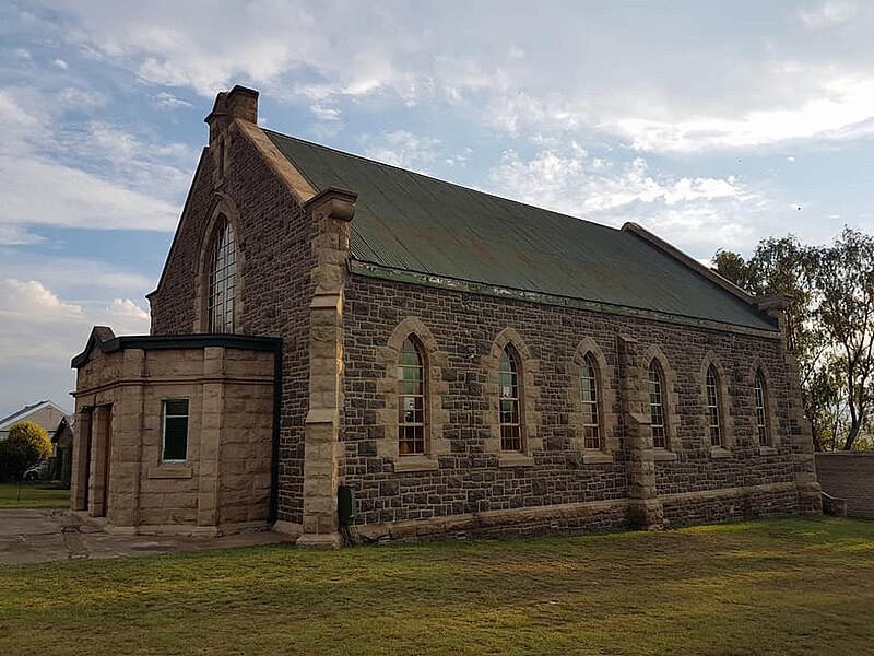 Lêer:Ou Gereformeerde kerk Frankfort, Cynthia de Klerk, Januarie 2018.jpg