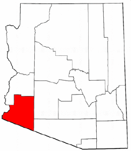 ስዕል:Map of Arizona highlighting Yuma County.png