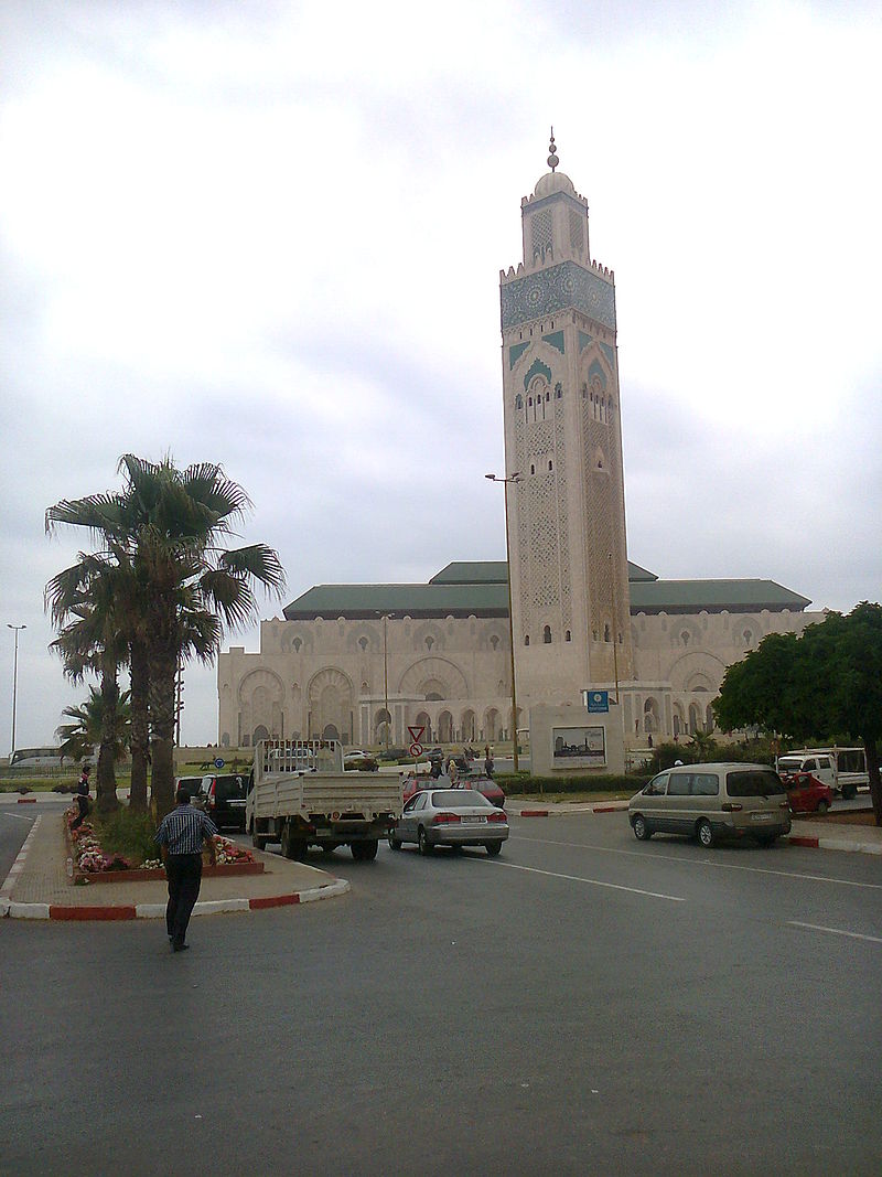  ☆مسجد الحسن الثاني ๑ الدار البيضاء المغرب 800px-Hassan_II_mosque%2C_Casablanca