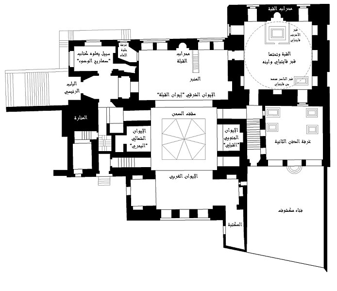 ملف:Plan of Sultan Qaytbay Complex.jpg