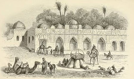 Nineteenth century caravanserai at Bir Amber, Qift, Egypt.jpg