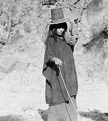 امرأة سعودية جنوبية من بارق سنة 1946