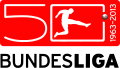 شعار البطولة موسم 2012-13 وذلك بمناسبة اليوبيل الذهبي للبوندسليغا