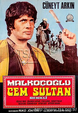 "Malqoçoğlu Cem Sultan" filminin afişası