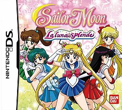 "Sailor Moon: La Luna Splende" videooyununun afişası