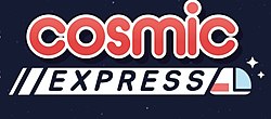 "Cosmic Express" videooyununun rəsmi loqosu