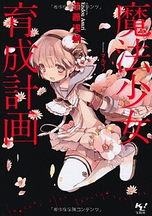 Mahō Shōjo Ikusei Keikaku light novel volume 1 cover.jpg