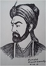 Şahverdi sultan Ziyadoğlu-Qacar üçün miniatür