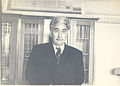 Rektor Mehdixan Vəkilov kabinetində-1958