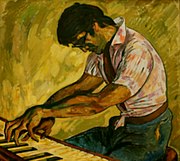 Mikayıl Abdullayev - Fərhadın məşqi, 1977, Azərbaycan Milli İncəsənət Muzeyi