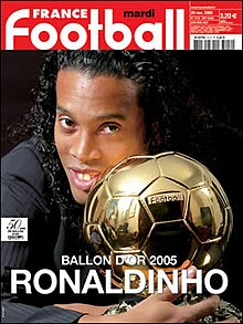 Ronaldinho Ballon d'Or 2005.