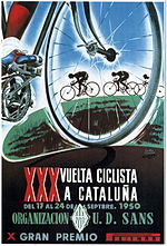 Cartell Volta a Catalunya de 1950