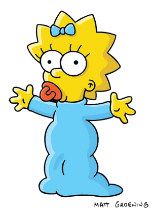 پەڕگە:Maggie Simpson.png