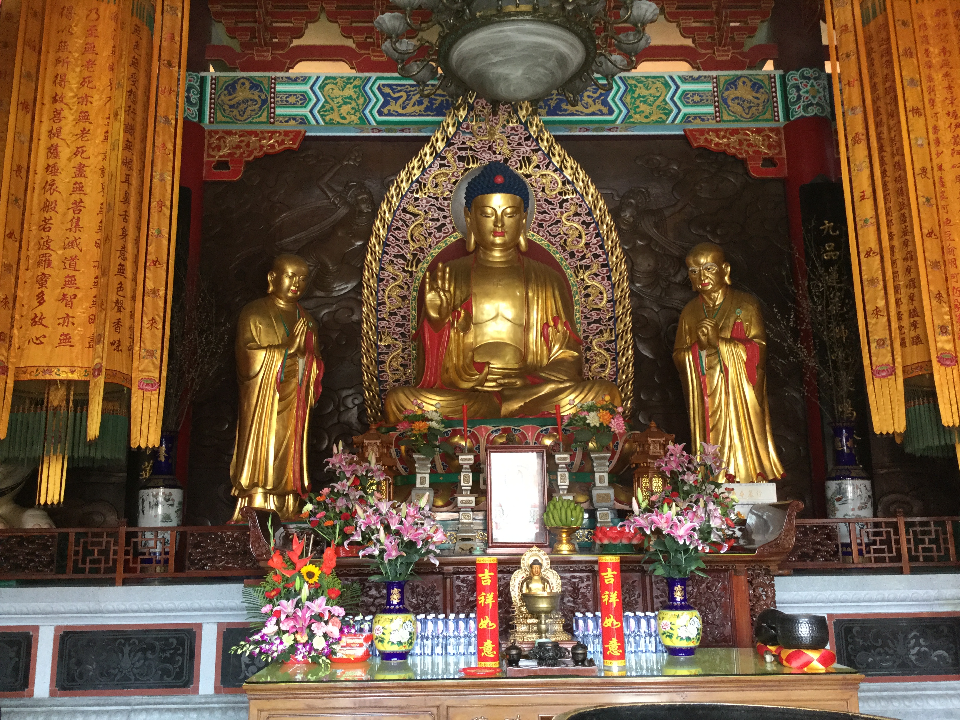 My home altar (Zen Buddhist, names of figures in comments) : r/religion