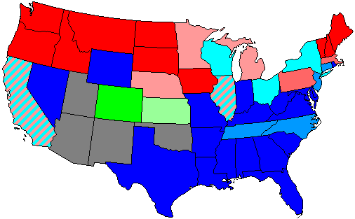   House seats by party holding plurality in state    .mw-parser-output .legend{page-break-inside:avoid;break-inside:avoid-column}.mw-parser-output .legend-color{display:inline-block;min-width:1.25em;height:1.25em;line-height:1.25;margin:1px 0;text-align:center;border:1px solid black;background-color:transparent;color:black}.mw-parser-output .legend-text{}  80+% Democratic    80+% Populist    80+% Republican     60+% to 80% Democratic    60+% to 80% Populist    60+% to 80% Republican     Up to 60% Democratic       Up to 60% Republican 