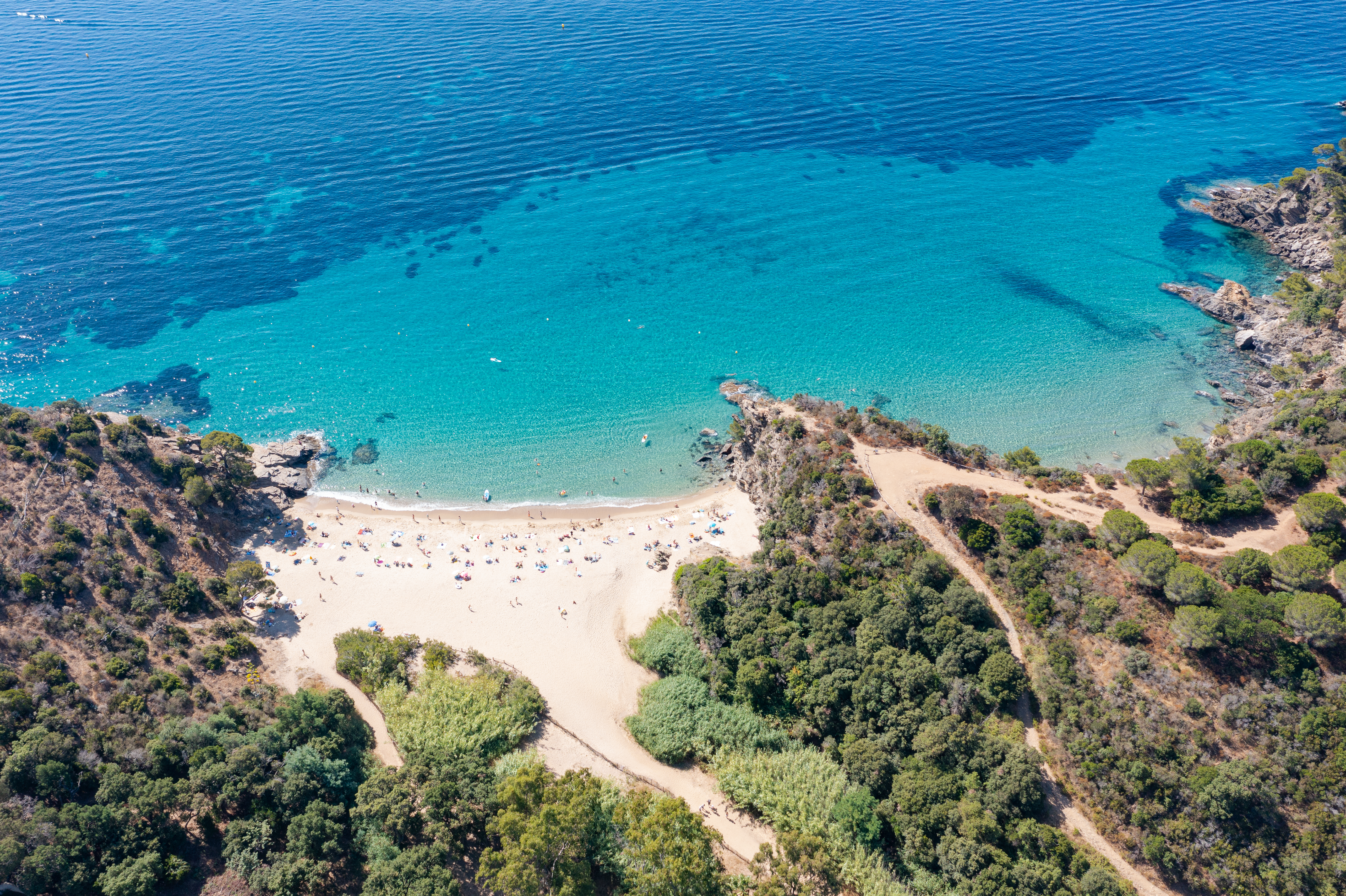 Plage de Bonporteau  France Provence-Alpes-Côte d'Azur Var Cavalaire-sur-Mer 83240