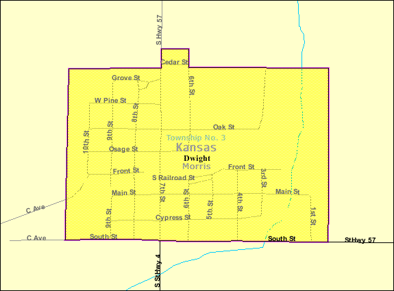 File:Detailed map of Dwight, Kansas.png