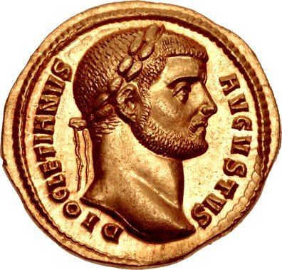Aureus of Diocletian, minted c. 288