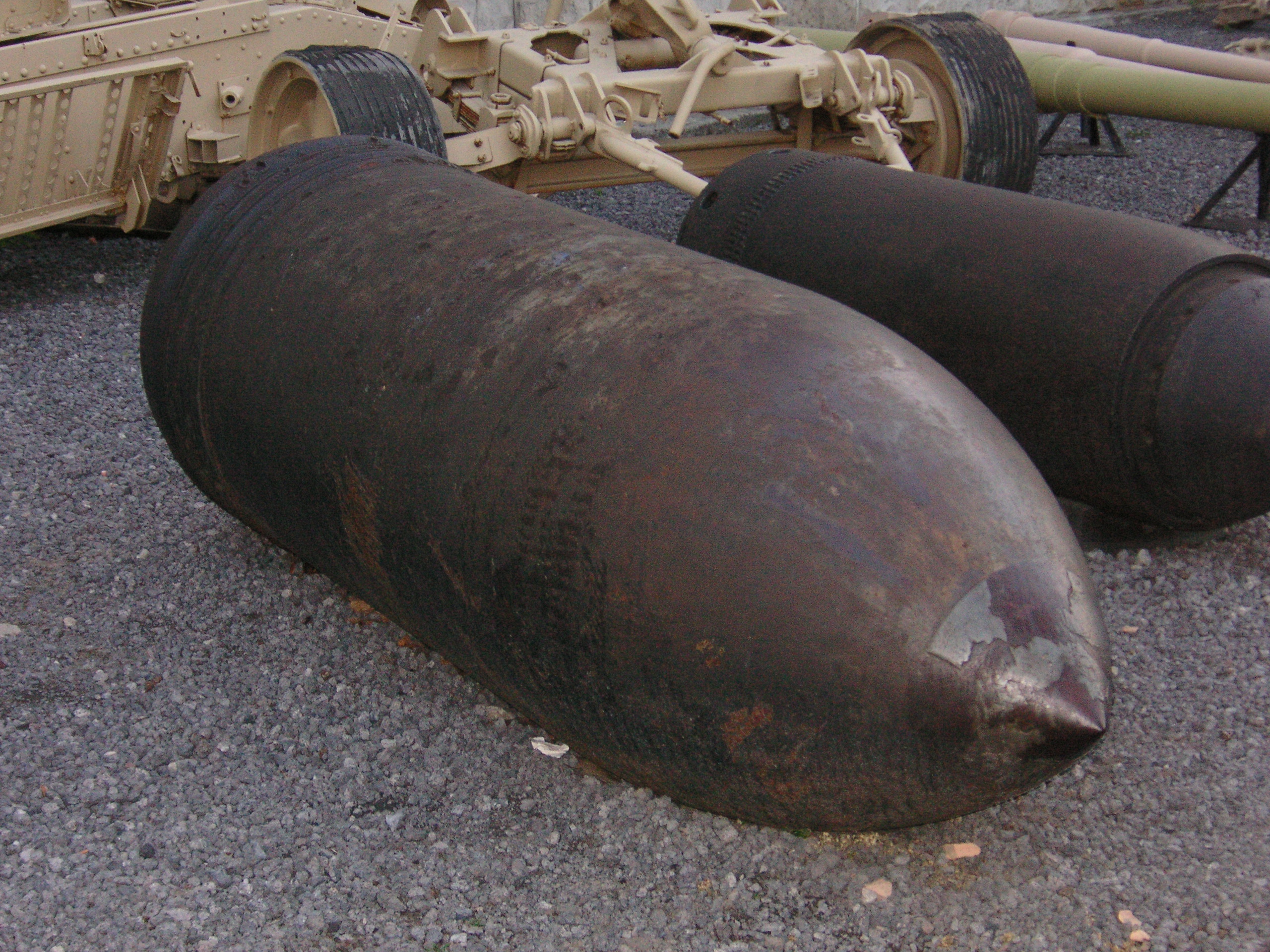 80cm shell of the Schwerer Gustav, Dresden Military Museum. :  r/GermanWW2photos