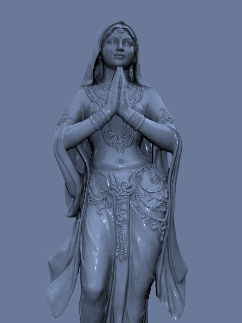 Yogic hand position Namaste Anjali mudra on white Stock Photo by ©sorsillo  3305899