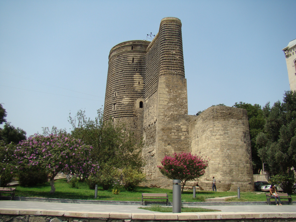 The Maiden Tower in Baku, Azerbaijan