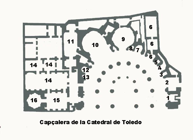 Capçalera de la Catedral de Toledo