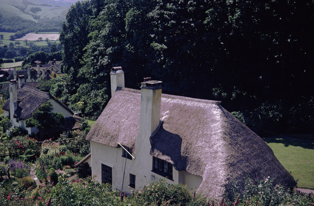 File:Cottages, Selworthy, Somerset taken 1967 - geograph.org.uk - 763203.jpg