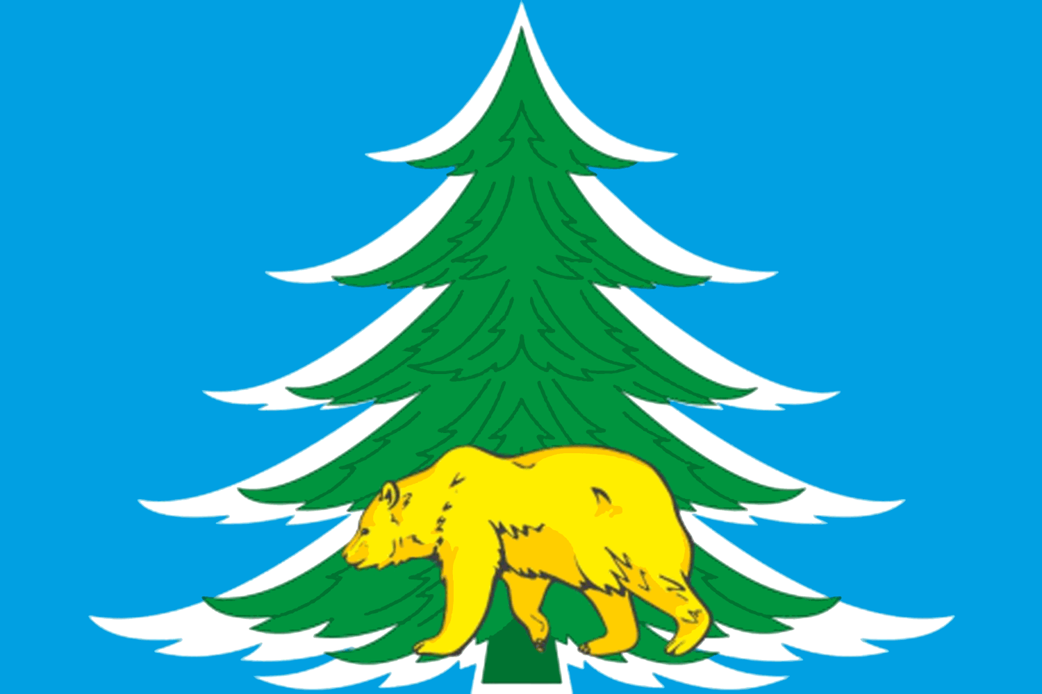 Флаг Усольского района Иркутская область