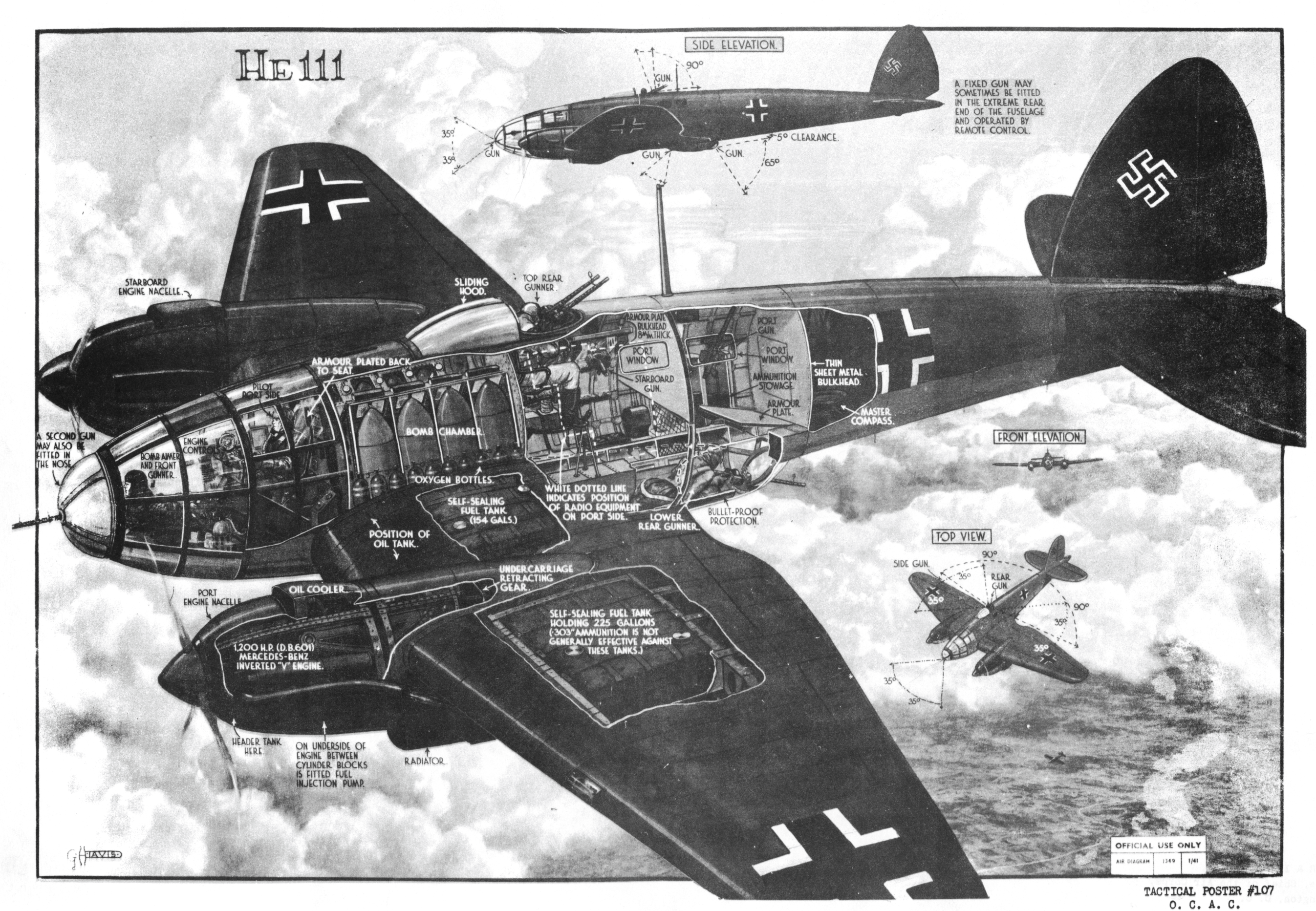 heinkel he 111 layout