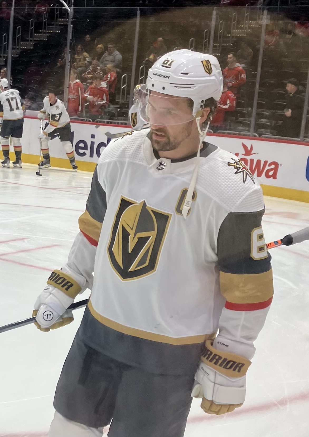 Stone with the [[Vegas Golden Knights]] in 2023