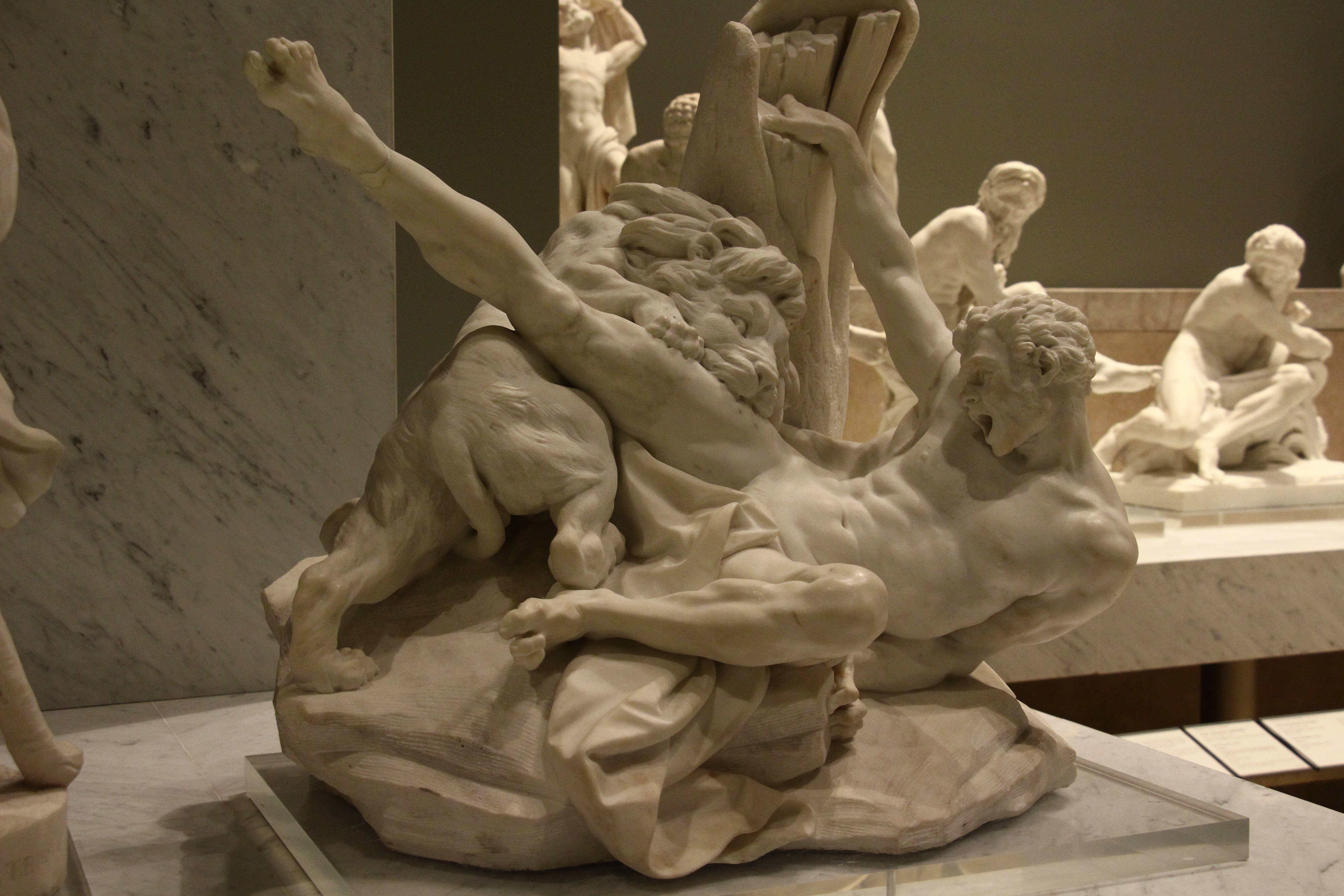 Милон Кротонский скульптура