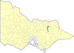 <span class="mw-page-title-main">Shire of Myrtleford</span> Local government area in Victoria, Australia