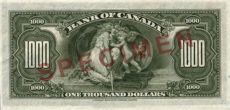 1000 canadian dollar