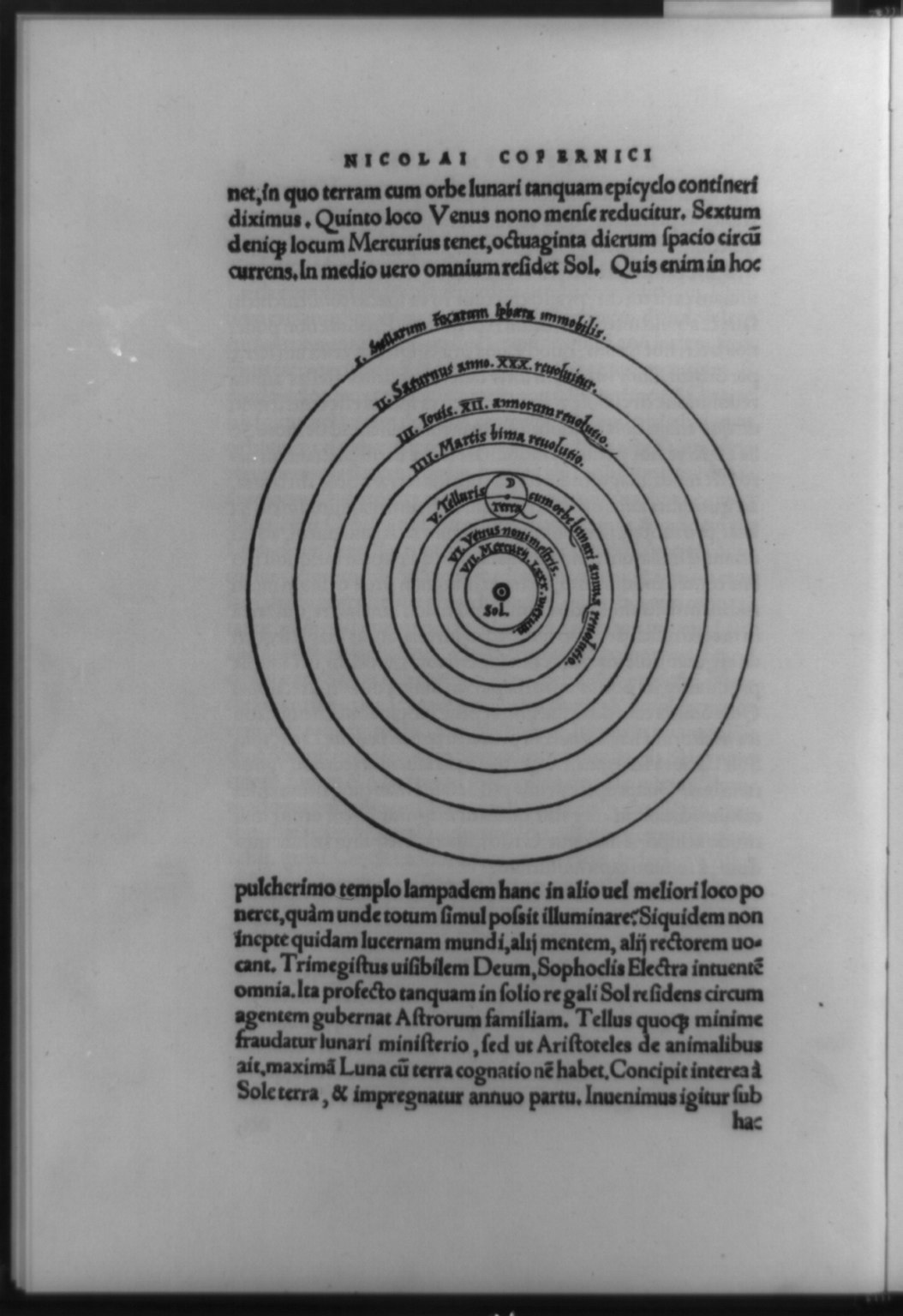 diagram of solar system copernicus