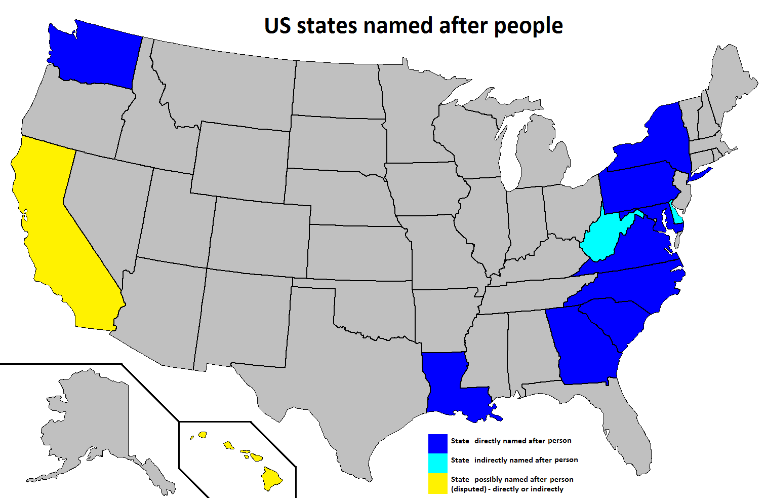 Nshrote name of States.