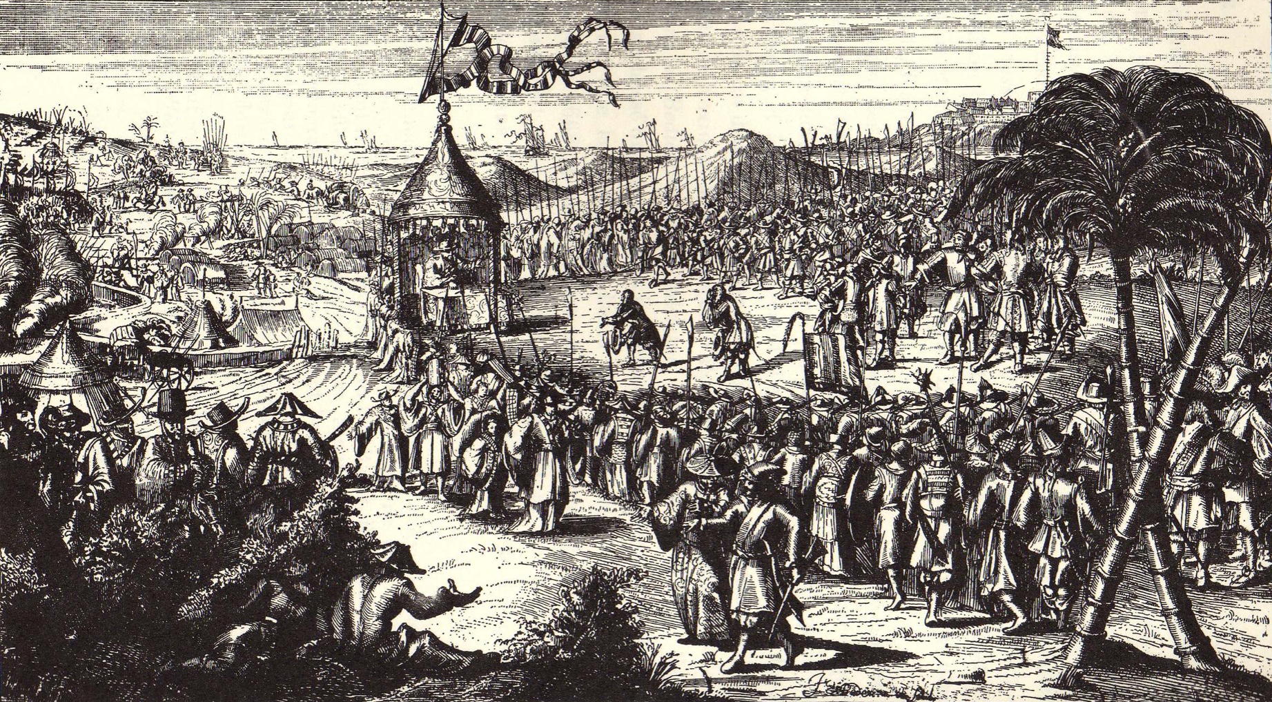 End of Dutch influence: Siege of Fort Zeelandia