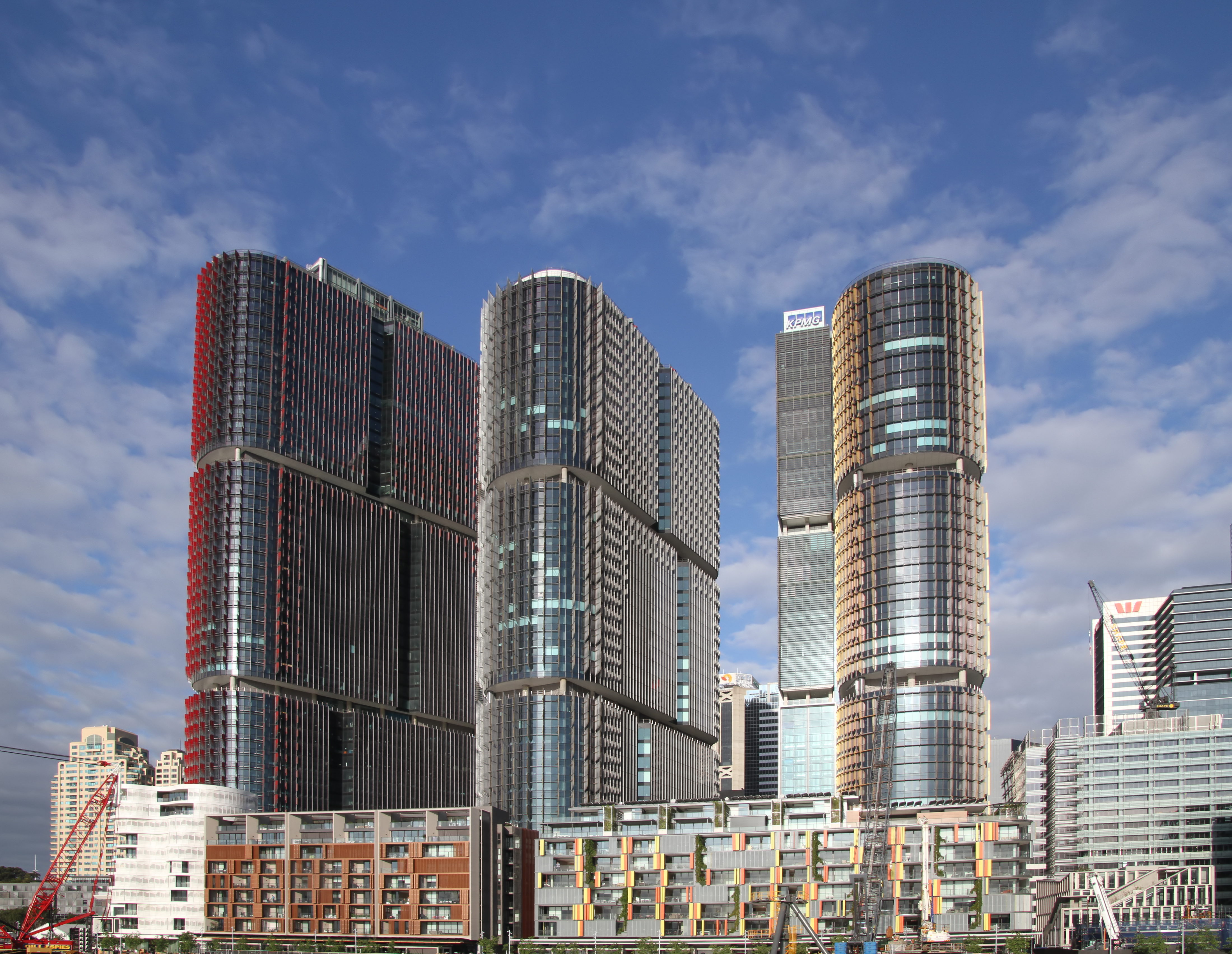 International Towers Sydney. 2 Buildings. Sonic Healthcare Сидней здание.