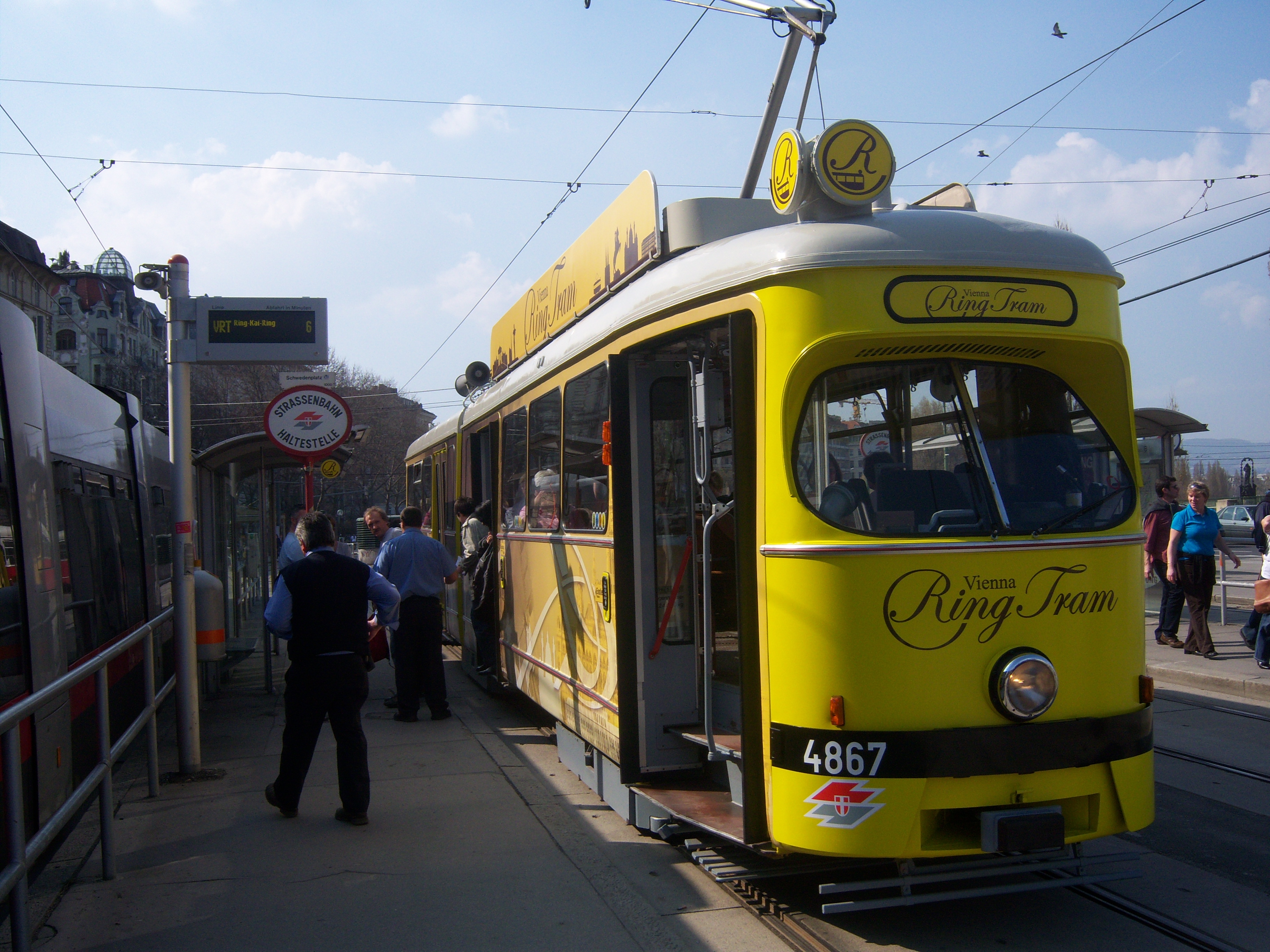 Кольца вене. Vienna Ring tram.