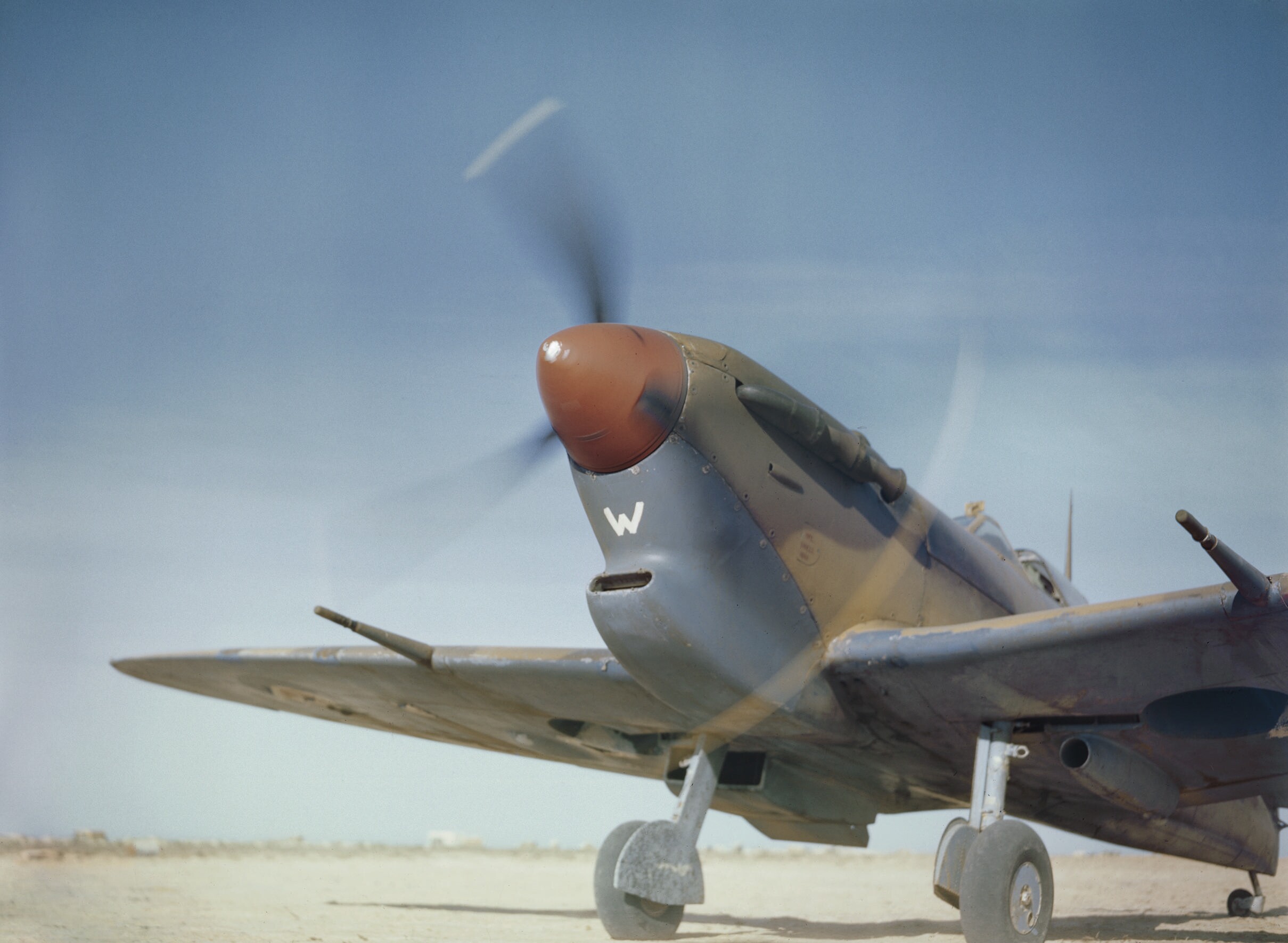 File Air Officer Commanding Malta Air Vice Marshal Sir Keith Park In The Cockpit Of His Personal Supermarine Spitfire V Before His Ceremonial Take Off At Malta S New Aerodrome At Safi May 1943 Tr1069 Jpg