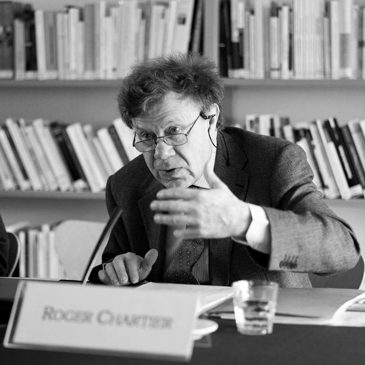 Roger Chartier at CEFRES (Centre français de recherche en sciences sociales), [[Prague