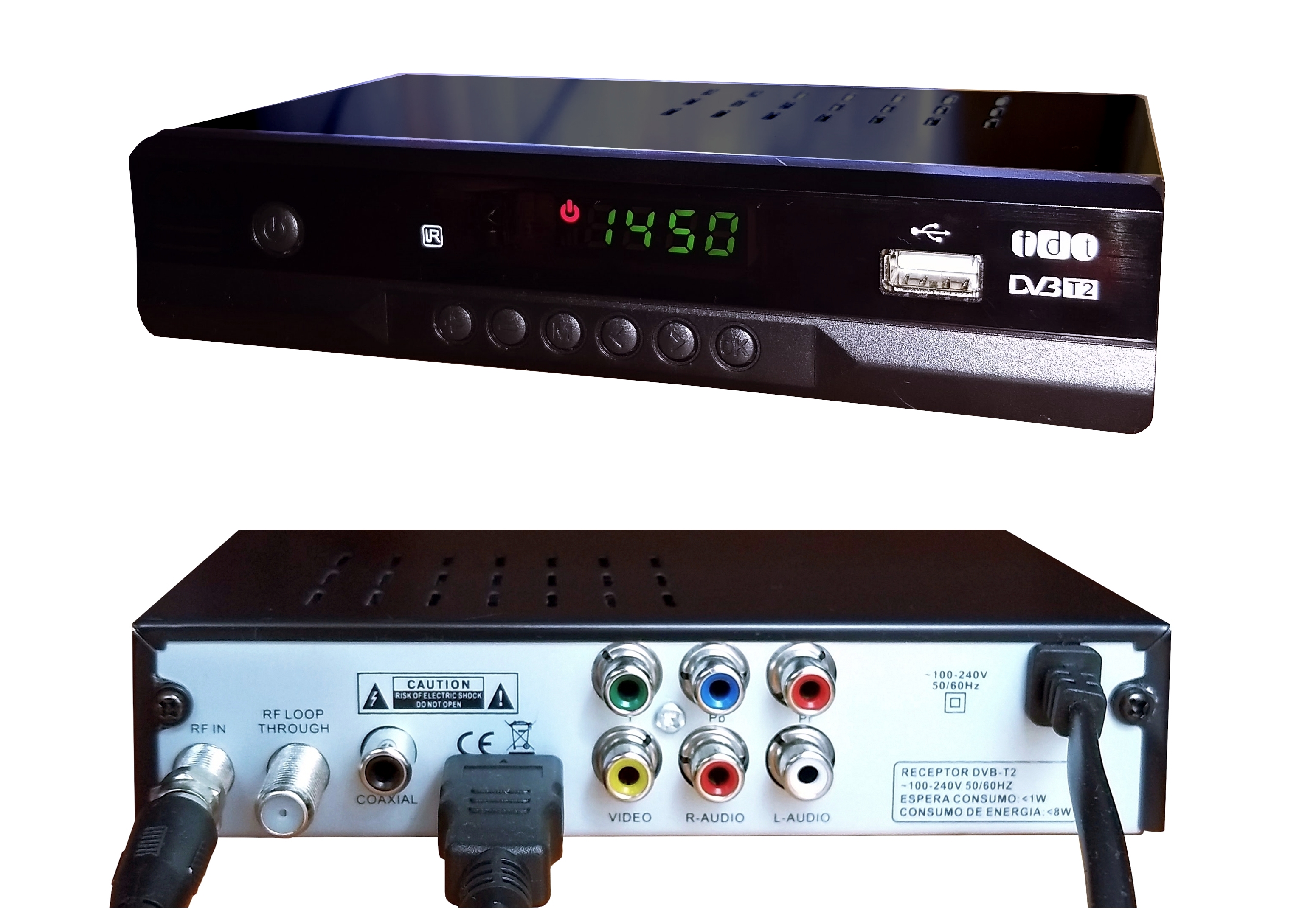 File:Digital television HD receiver from TDT with DVB-T2 standard